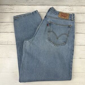 VTG Levi 560 Comfort Fit Tapered Leg 32x30 blue Red Tab Jeans Levi's